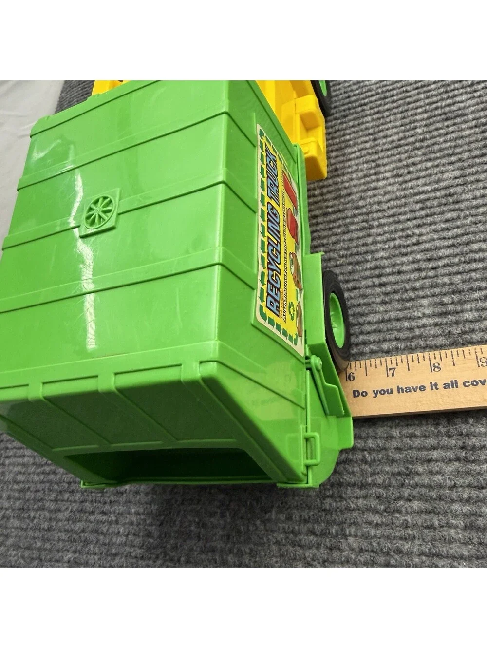 Vintage Processed Plastic Co. Recycling Lift Truck Toy Chevy GMC 1970 USA Made